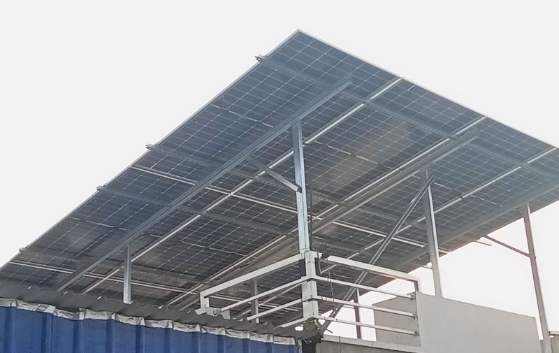 Elevated Rooftop System, Gaya by ARK SOLAR